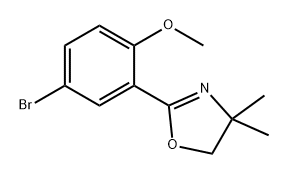 Oxazole, 2-(5-bromo-2-methoxyphenyl)-4,5-dihydro-4,4-dimethyl-