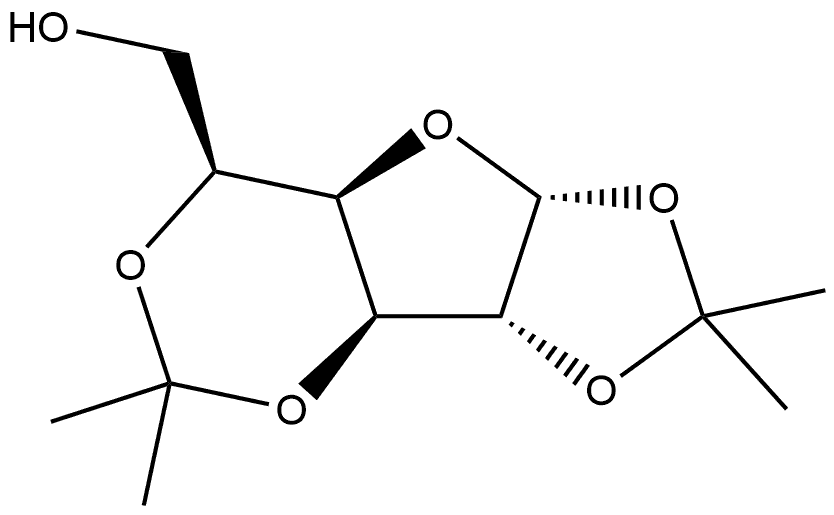 β-L-Idofuranose, 1,2:3,5-bis-O-(1-methylethylidene)-,81562-09-6,结构式