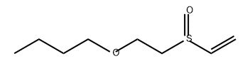 Butane, 1-[2-(ethenylsulfinyl)ethoxy]- Structure