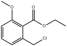 Benzoic acid, 2-(chloromethyl)-6-methoxy-, ethyl ester Structure