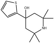 4-Piperidinol, 2,2,6,6-tetramethyl-4-(2-thienyl)- Structure