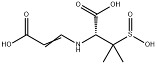 L-Valine, N-(2-carboxyethenyl)-3-sulfino- Structure