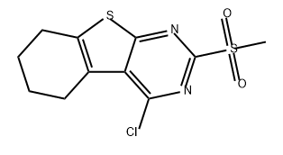 [1]Benzothieno[2,3-d]pyrimidine, 4-chloro-5,6,7,8-tetrahydro-2-(methylsulfonyl)-