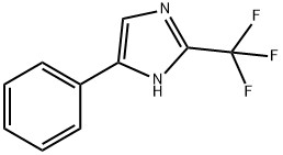 1H-Imidazole, 5-phenyl-2-(trifluoromethyl)- 结构式