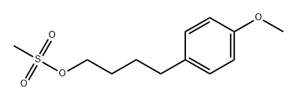 Benzenebutanol, 4-methoxy-, 1-methanesulfonate