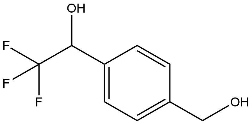 1,4-Benzenedimethanol, α-(trifluoromethyl)- 化学構造式