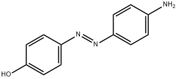 Phenol, 4-[(1E)-2-(4-aminophenyl)diazenyl]-,81944-72-1,结构式