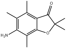 3(2H)-Benzofuranone,6-amino-2,2,4,5,7-pentamethyl-(9CI) Structure