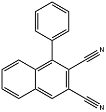 1-Phenylnaphthalene-2,3-dicarbonitrile Structure