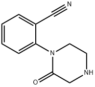 2-(2-Oxo-1-piperazinyl)benzonitrile,820957-83-3,结构式