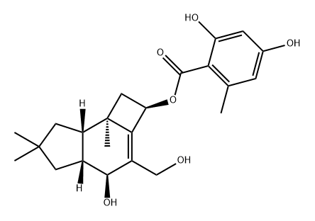 Armillyl orsellinate Structure