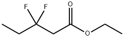 Pentanoic acid, 3,3-difluoro-, ethyl ester Structure