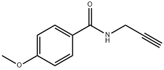 Benzamide, 4-methoxy-N-2-propyn-1-yl- Structure