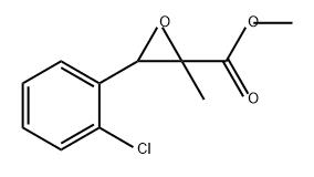 2-Oxiranecarboxylic acid, 3-(2-chlorophenyl)-2-methyl-, methyl ester