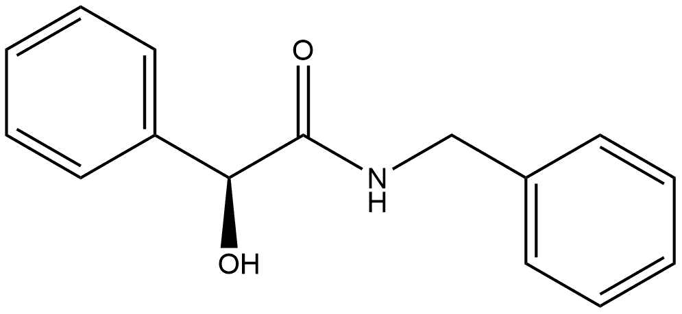 Benzeneacetamide, α-hydroxy-N-(phenylmethyl)-, (αS)-