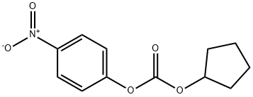 Carbonic acid, cyclopentyl 4-nitrophenyl ester Structure
