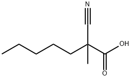 2-Cyano-2-methylheptanoic acid Structure