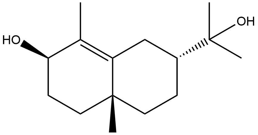 2-Naphthalenemethanol, 1,2,3,4,4a,5,6,7-octahydro-7-hydroxy-α,α,4a,8-tetramethyl-, (2R,4aR,7R)- 化学構造式