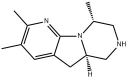 Pyrido[3',?2':4,?5]?pyrrolo[1,?2-?a]?pyrazine, 5,?5a,?6,?7,?8,?9-?hexahydro-?2,?3,?9-?trimethyl-?, (5aR,?9R)?- Structure