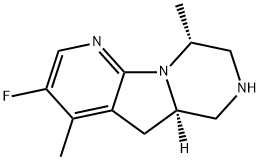 Pyrido[3',?2':4,?5]?pyrrolo[1,?2-?a]?pyrazine, 3-?fluoro-?5,?5a,?6,?7,?8,?9-?hexahydro-?4,?9-?dimethyl-?, (5aR,?9R)?- 结构式