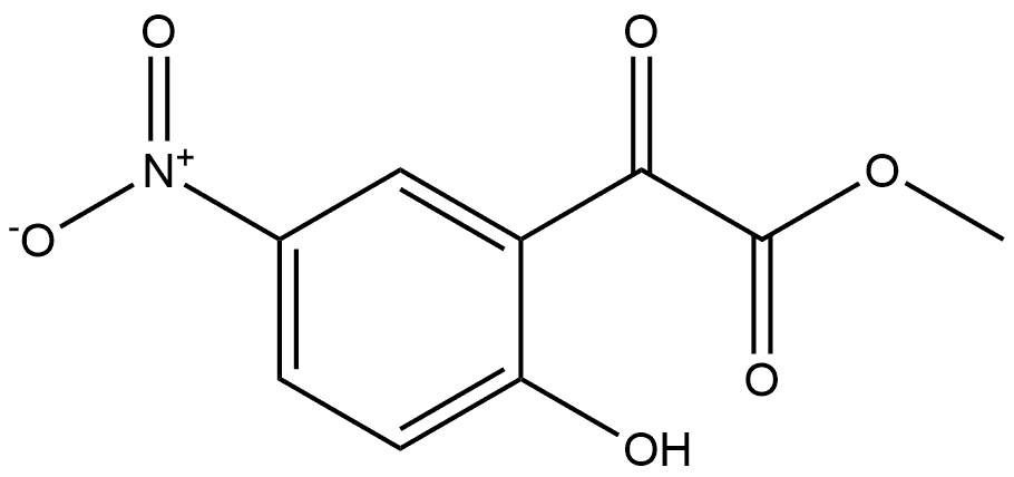 Benzeneacetic acid, 2-hydroxy-5-nitro-α-oxo-, methyl ester|