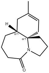 1H,?5H-?Pyrrolo[2,?1-?k]?[1]?benzazepin-?5-?one, 2,?3,?6,?7,?8,?8a,?9,?12-?octahydro-?10-?methyl-?, (8aR,?12aS)?-?rel- Structure