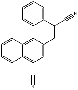 benzo[c]phenanthrene-5,8-dicarbonitrile 化学構造式