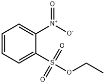 Benzenesulfonic acid, 2-nitro-, ethyl ester Struktur