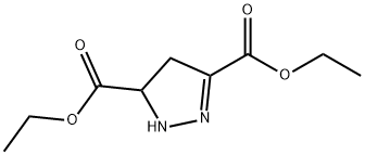 1H-Pyrazole-3,5-dicarboxylic acid, 4,5-dihydro-, 3,5-diethyl ester,82706-83-0,结构式