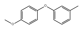 Benzene, 1-(4-methoxyphenoxy)-3-methyl- Struktur
