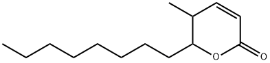 2H-Pyran-2-one,5,6-dihydro-5-methyl-6-octyl-(9CI) 结构式