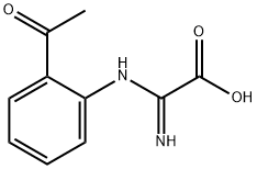 Acetic acid, 2-[(2-acetylphenyl)amino]-2-imino- Structure
