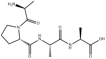 L-Alanine, L-alanyl-L-prolyl-L-alanyl-,82748-47-8,结构式