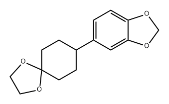 1,4-Dioxaspiro[4.5]decane, 8-(1,3-benzodioxol-5-yl)-