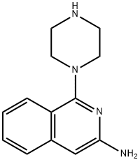 1-哌嗪-1-异喹啉-3-胺 结构式