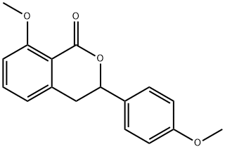 1H-2-Benzopyran-1-one, 3,4-dihydro-8-methoxy-3-(4-methoxyphenyl)-