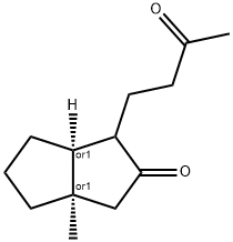2(1H)?-?Pentalenone, hexahydro-?3a-?methyl-?1-?(3-?oxobutyl)?-?, (3aR,?6aS)?-?rel- 结构式