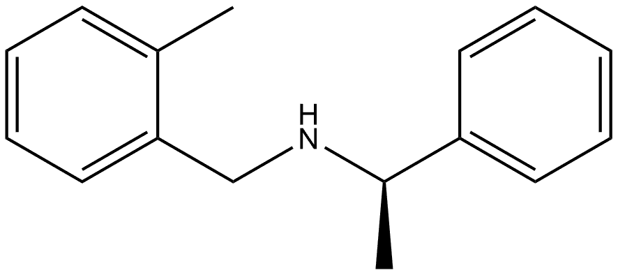 Benzenemethanamine, α-?methyl-?N-?[(2-?methylphenyl)?methyl]?-?, (αR)?- 结构式