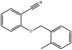Benzonitrile, 2-?[(2-?methylphenyl)?methoxy]?- 化学構造式