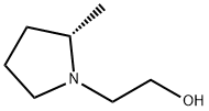 1-Pyrrolidineethanol, 2-methyl-, (2S)- Struktur