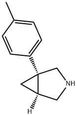 3-Azabicyclo[3.1.0]hexane, 1-(4-methylphenyl)-, (1R,5S)- 化学構造式