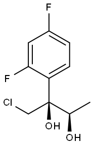 2,3-Butanediol, 1-chloro-2-(2,4-difluorophenyl)-, (2S,3R)-