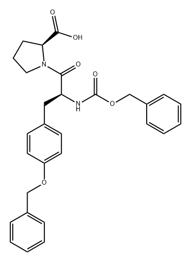 L-Proline, N-[(phenylmethoxy)carbonyl]-O-(phenylmethyl)-L-tyrosyl-|