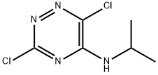 1,2,4-Triazin-5-amine, 3,6-dichloro-N-(1-methylethyl)-,83403-55-8,结构式