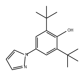 Phenol, 2,6-bis(1,1-dimethylethyl)-4-(1H-pyrazol-1-yl)-