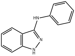 N-Phenyl-1H-indazol-3-amine,835-42-7,结构式