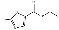 5-Thiazolecarboxylic acid, 2-iodo-, ethyl ester 化学構造式