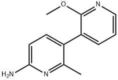 [3,3'-Bipyridin]-6-amine, 2'-methoxy-2-methyl- 结构式