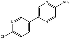 2-Pyrazinamine, 5-(6-chloro-3-pyridinyl)-,835876-15-8,结构式