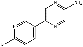 2-Pyrazinamine, 5-(6-chloro-3-pyridinyl)- Struktur